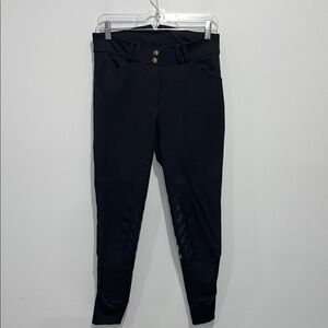 Ovation Equestrian black riding breeches 26.5” inseam black size 28 regular